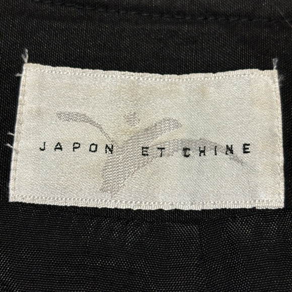 JAPON ET CHINE Vintage Linen Ramie Blazer Jacket - Picture 4 of 7